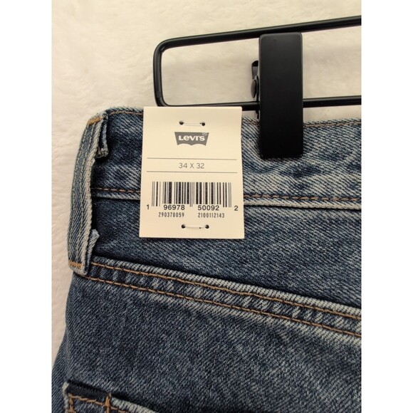 Levis Premium Lot 568 Jeans Mens 34x32 Medium Wash Loose Fit Straight Denim NWT - Picture 13 of 13